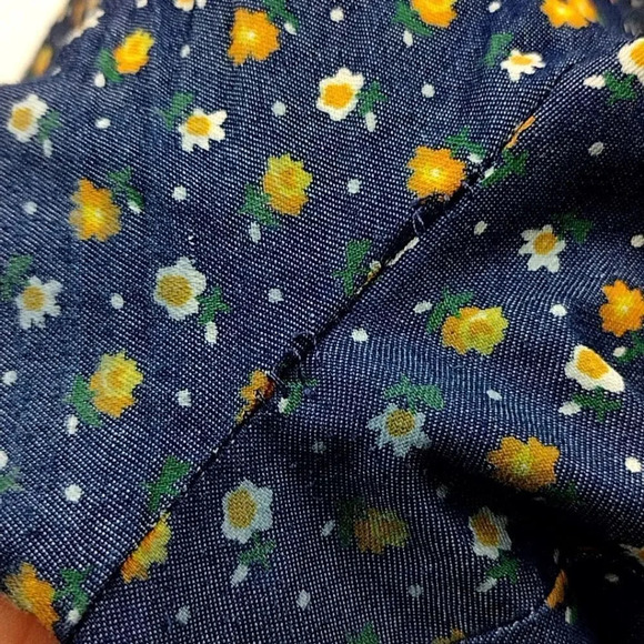 Modcloth Floral Print Prairie Dress Size Small - Picture 12 of 14